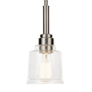 Kichler - 52399NI - One Light Mini Pendant - Aivian - Nickel Textured