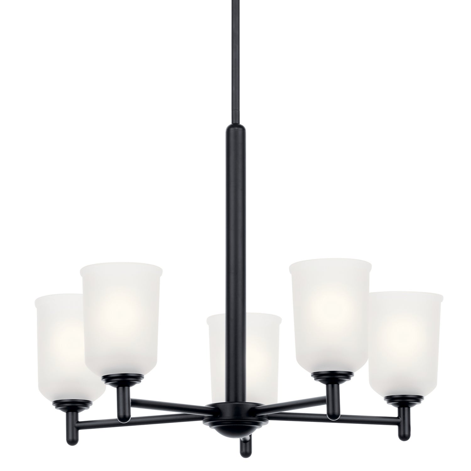 Kichler - 43671BK - Five Light Chandelier - Shailene - Black