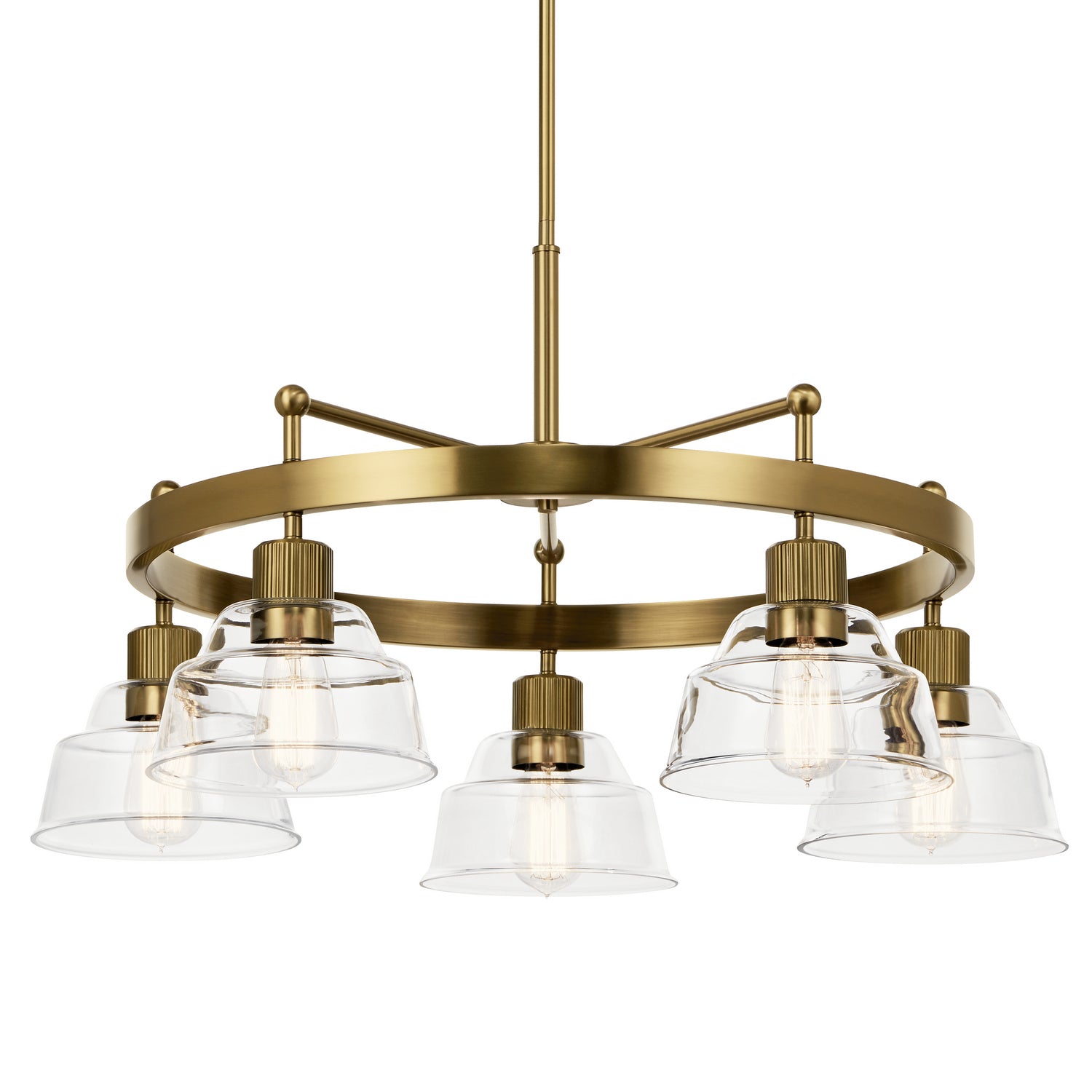 Kichler - 52403BNB - Five Light Chandelier - Eastmont - Brushed Brass