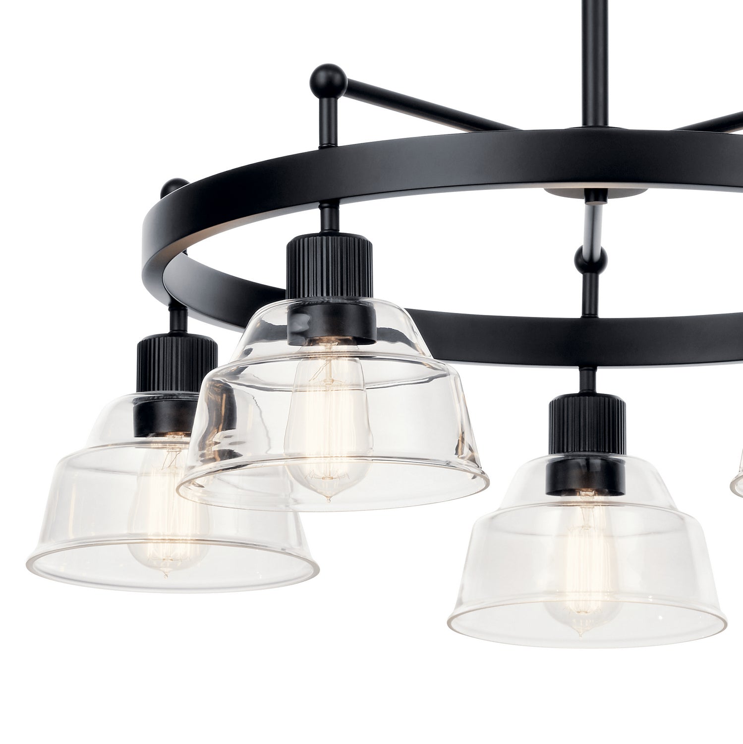 Kichler - 52403BK - Five Light Chandelier - Eastmont - Black