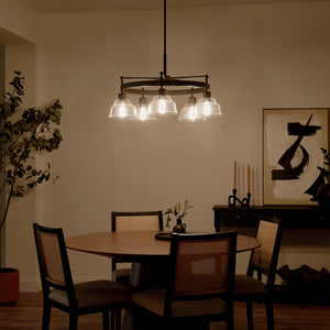 Kichler - 52403BK - Five Light Chandelier - Eastmont - Black