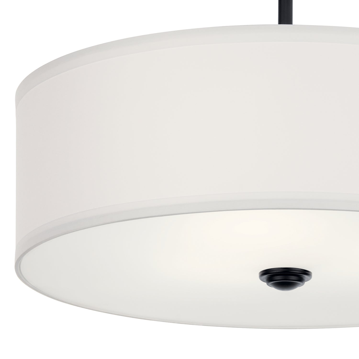 Kichler - 43692BK - Three Light Semi Flush Mount - Shailene - Black