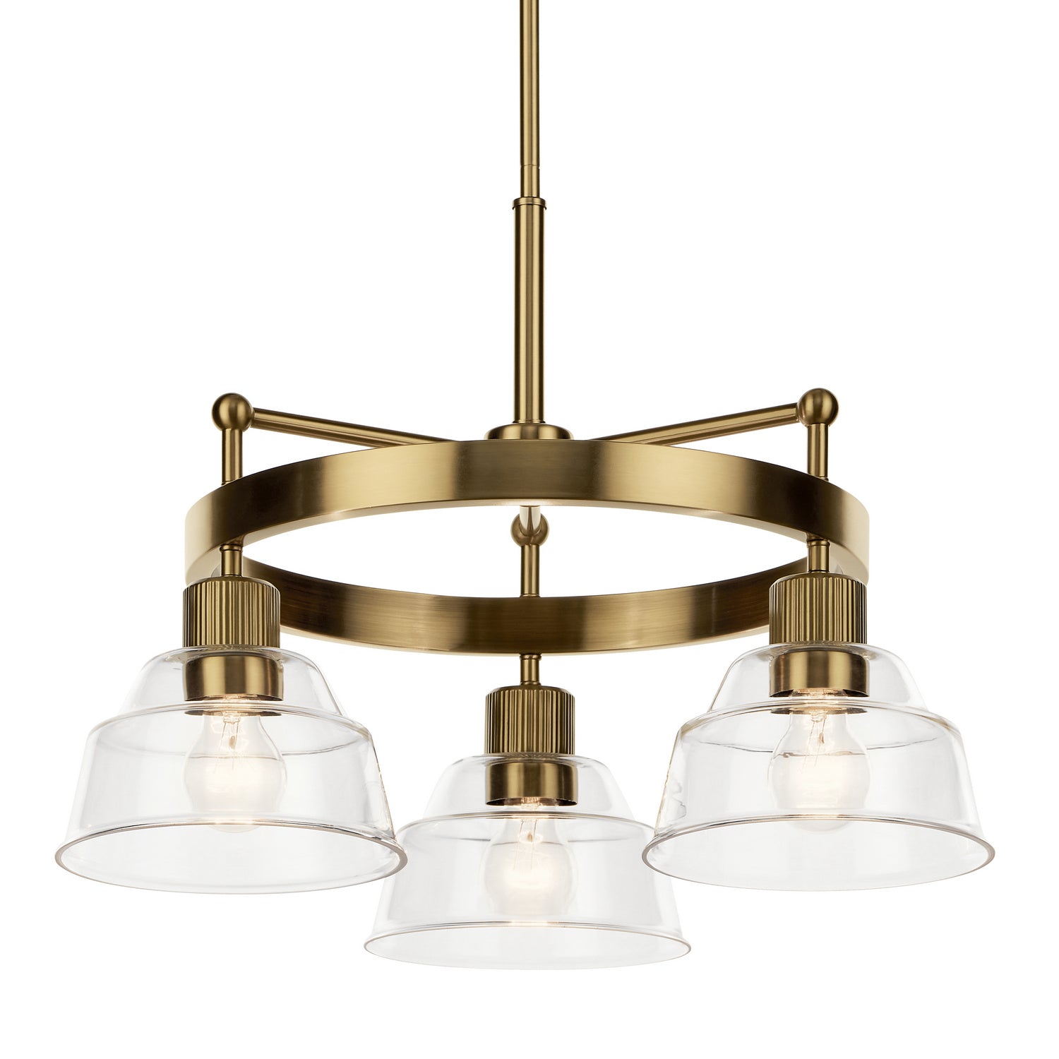 Kichler - 52402BNB - Three Light Chandelier - Eastmont - Brushed Brass