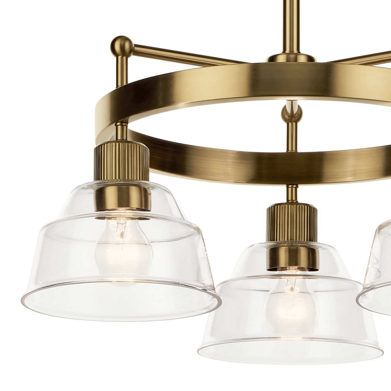 Kichler - 52402BNB - Three Light Chandelier - Eastmont - Brushed Brass