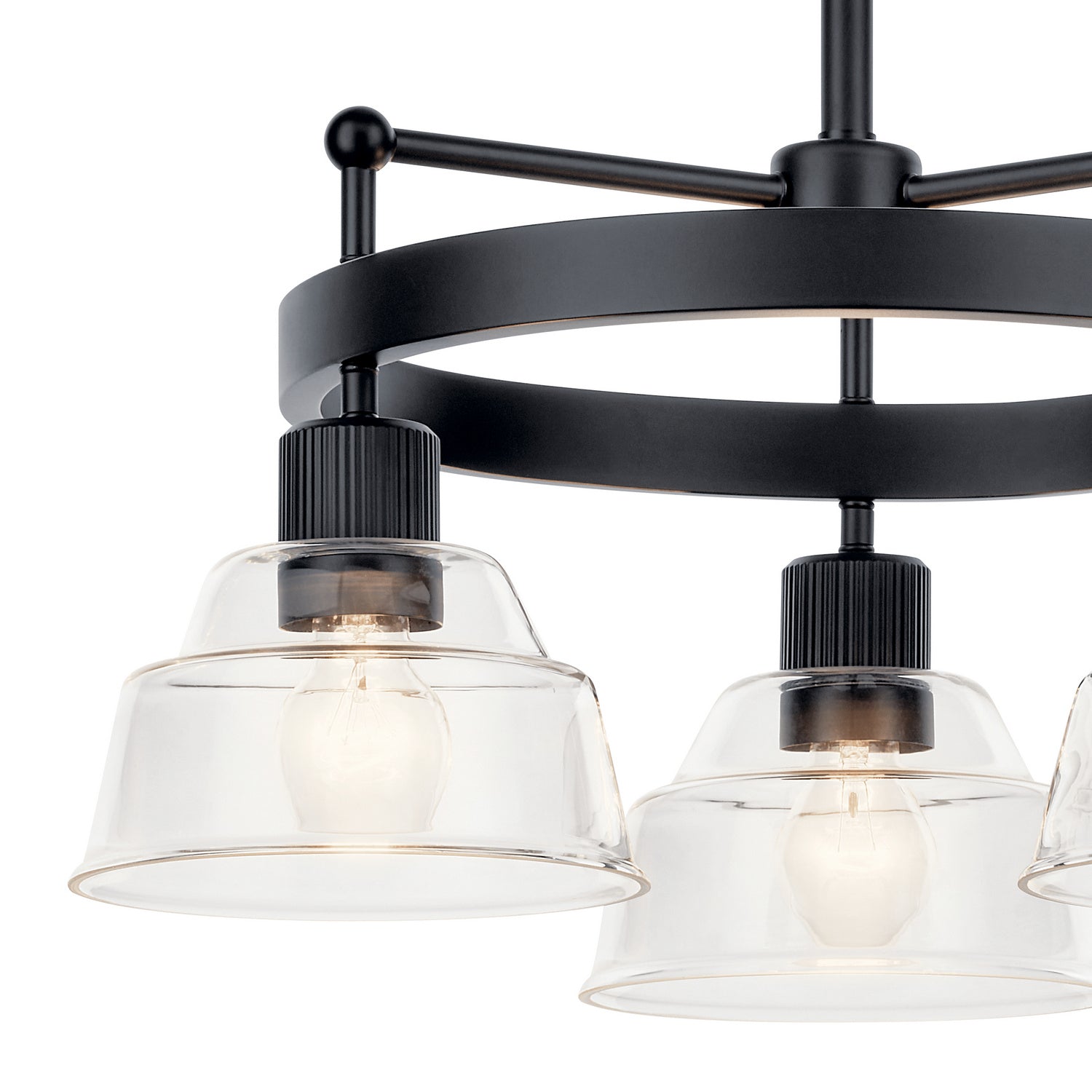 Kichler - 52402BK - Three Light Chandelier - Eastmont - Black