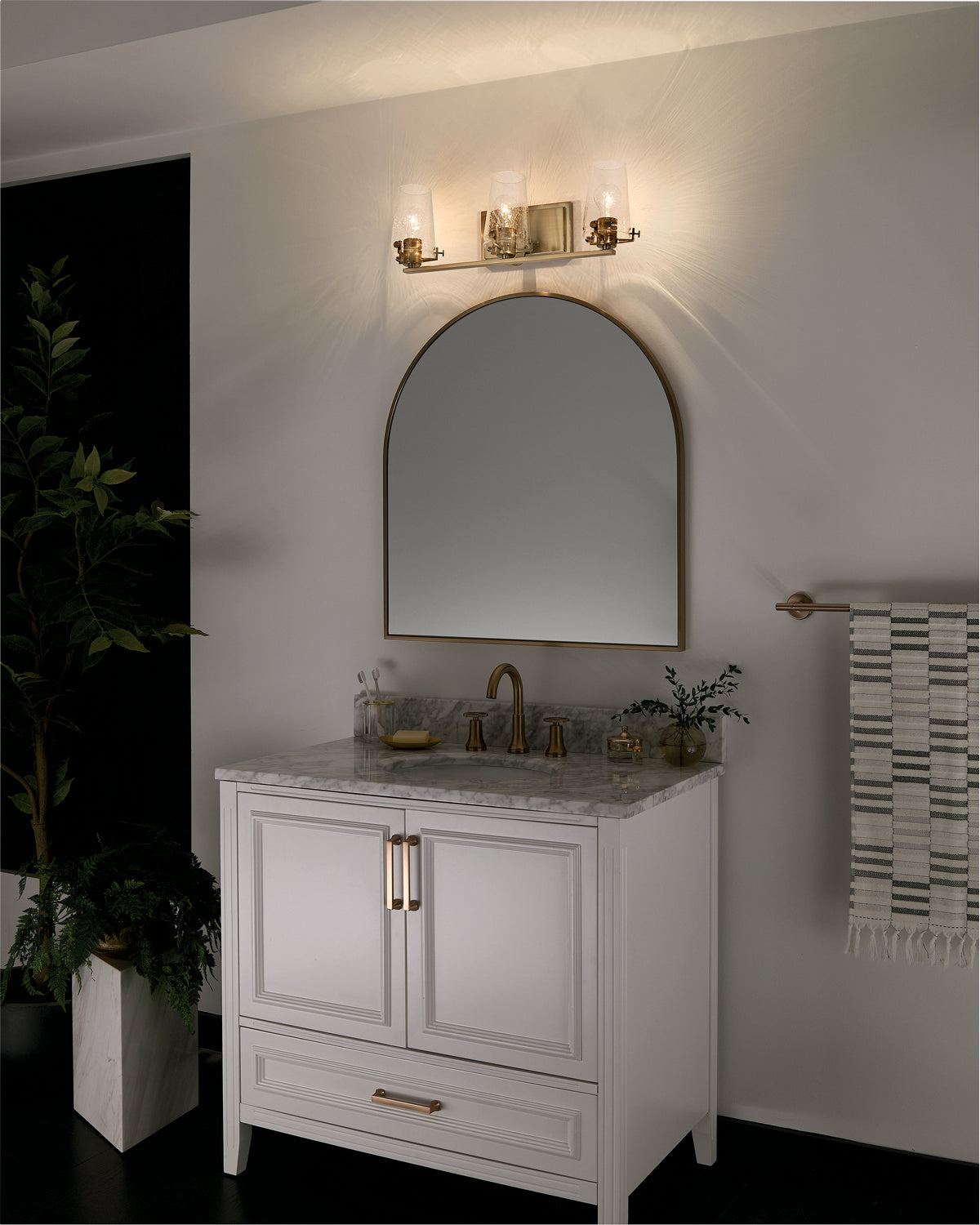 Kichler - 45297CPZ - Three Light Bath - Alton - Champagne Bronze