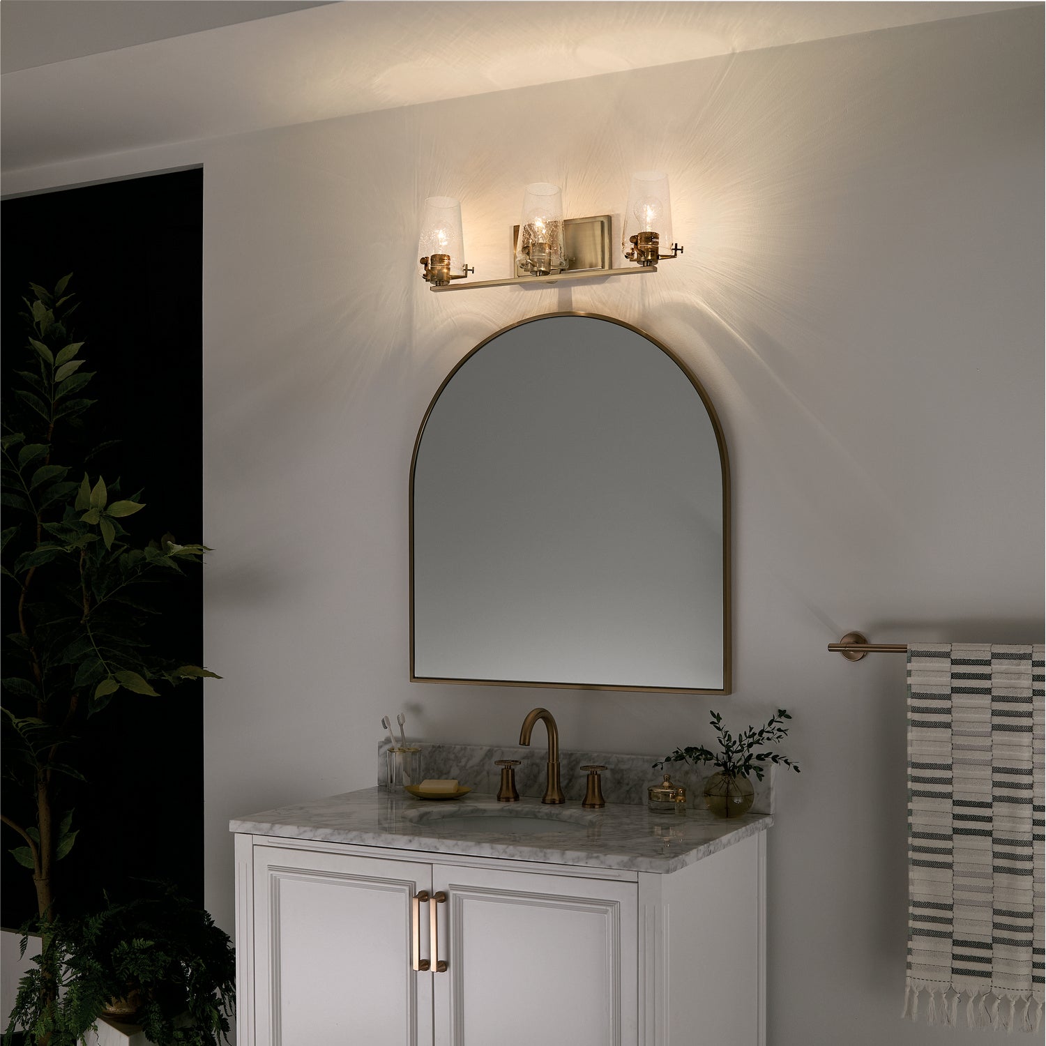 Kichler - 45297CPZ - Three Light Bath - Alton - Champagne Bronze