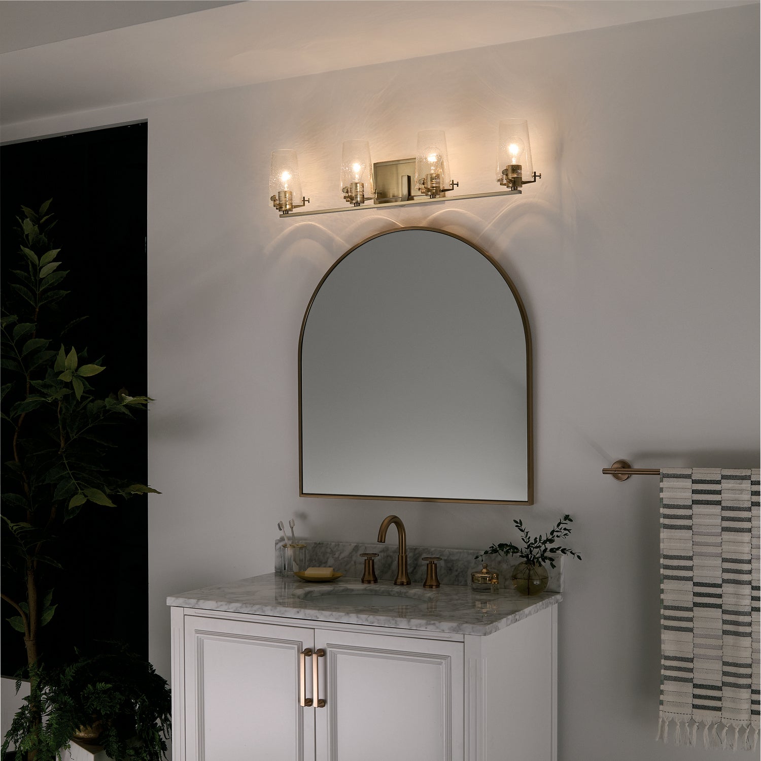 Kichler - 45298CPZ - Four Light Bath - Alton - Champagne Bronze