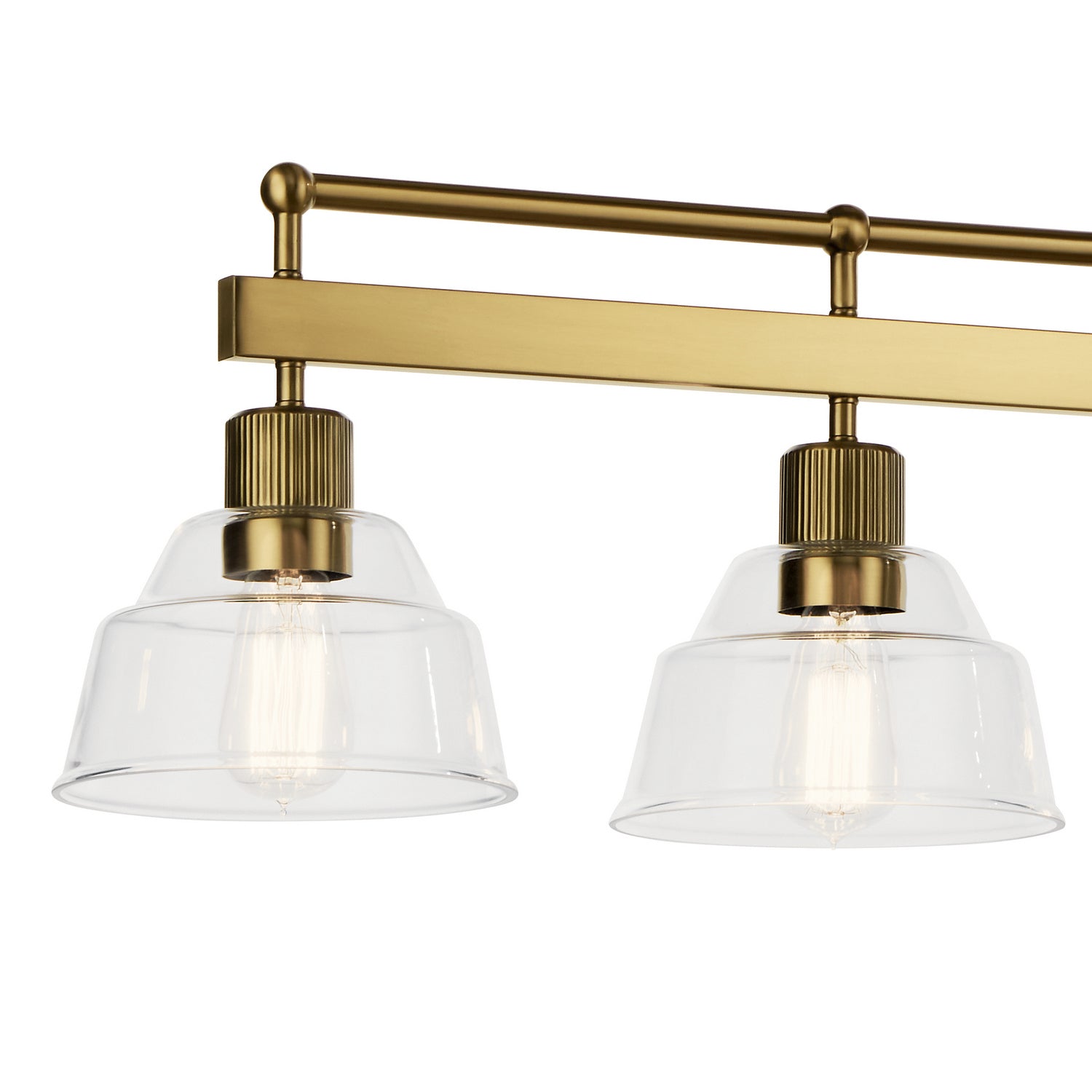 Kichler - 52404BNB - Five Light Linear Chandelier - Eastmont - Brushed Brass