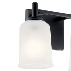 Kichler - 45573BK - Two Light Bath - Shailene - Black