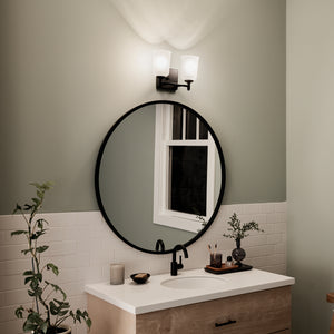 Kichler - 45573BK - Two Light Bath - Shailene - Black