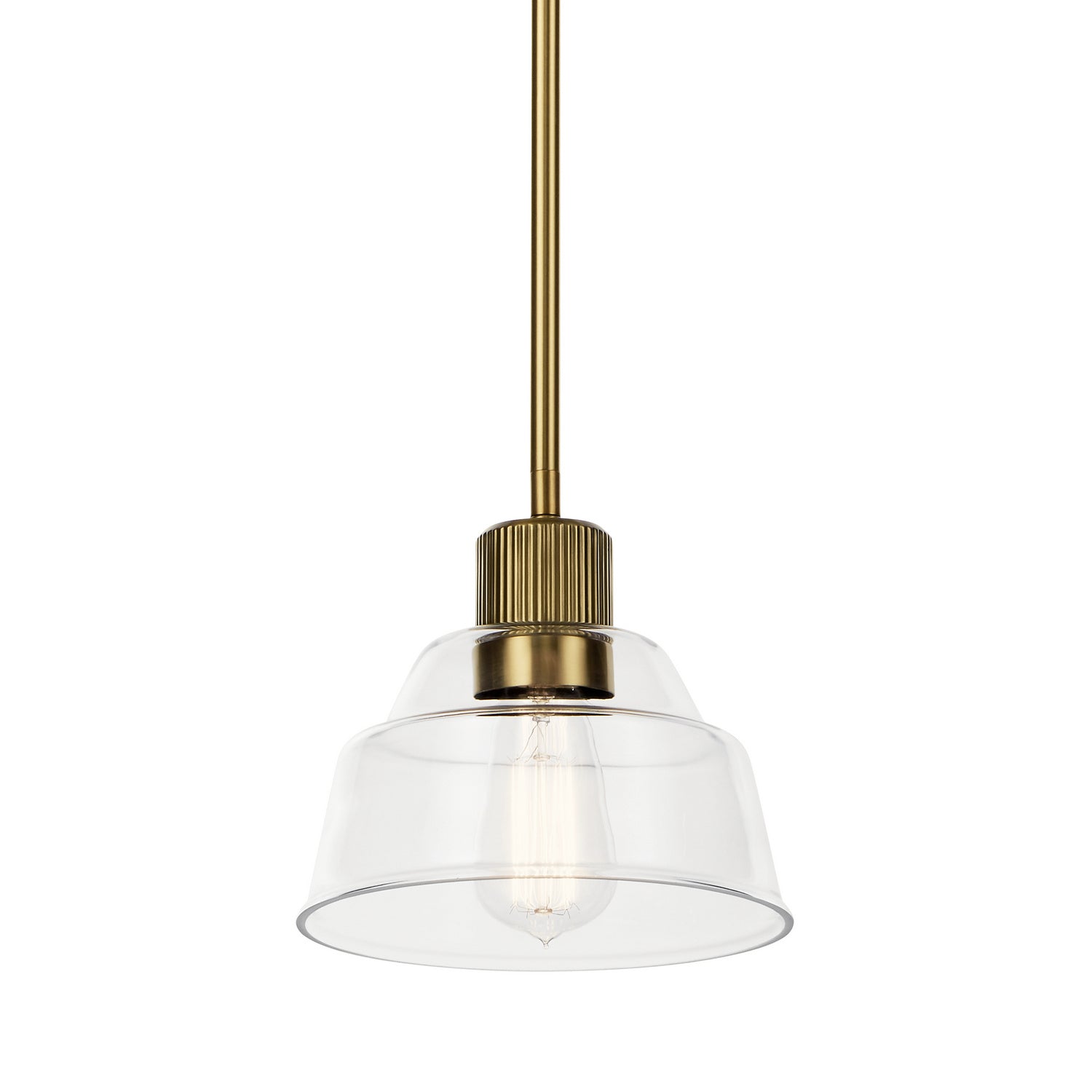 Kichler - 52405BNB - One Light Mini Pendant - Eastmont - Brushed Brass