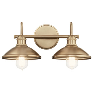 Kichler - 45944CPZ - Two Light Bath - Clyde - Champagne Bronze