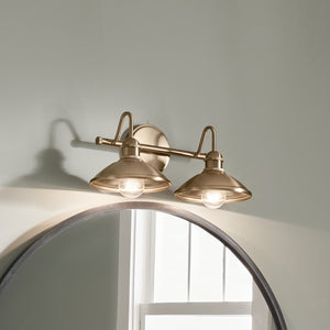 Kichler - 45944CPZ - Two Light Bath - Clyde - Champagne Bronze