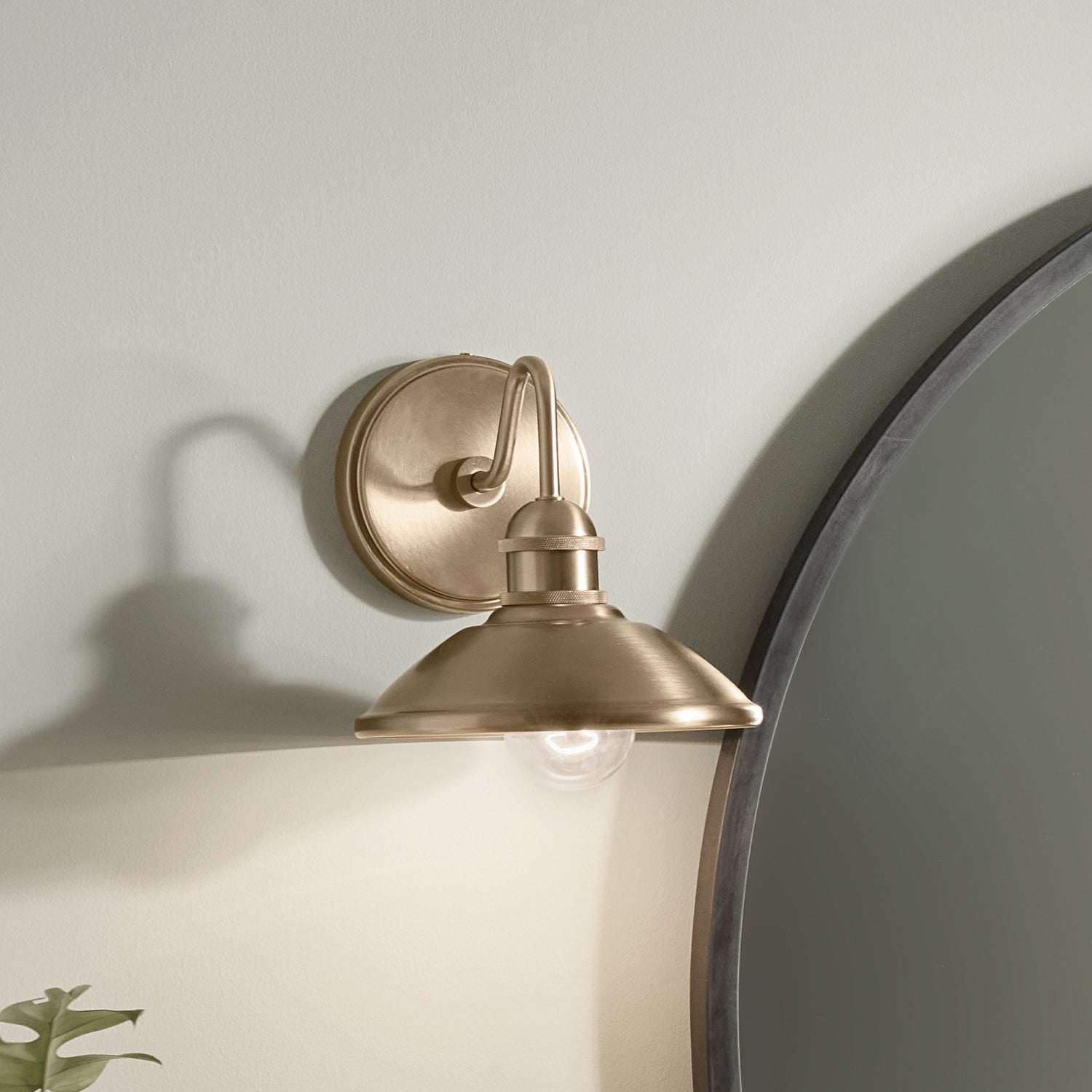 Kichler - 45943CPZ - One Light Wall Sconce - Clyde - Champagne Bronze