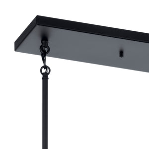 Kichler - 52425BK - Five Light Linear Chandelier - Torvee - Black