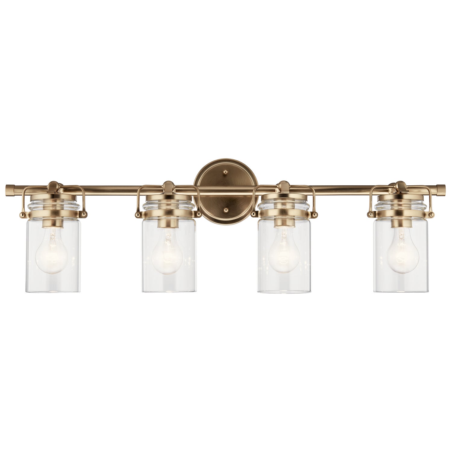 Kichler - 45690CPZ - Four Light Bath - Brinley - Champagne Bronze