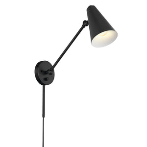 Kichler - 52485BKB - One Light Wall Sconce - Sylvia - Black