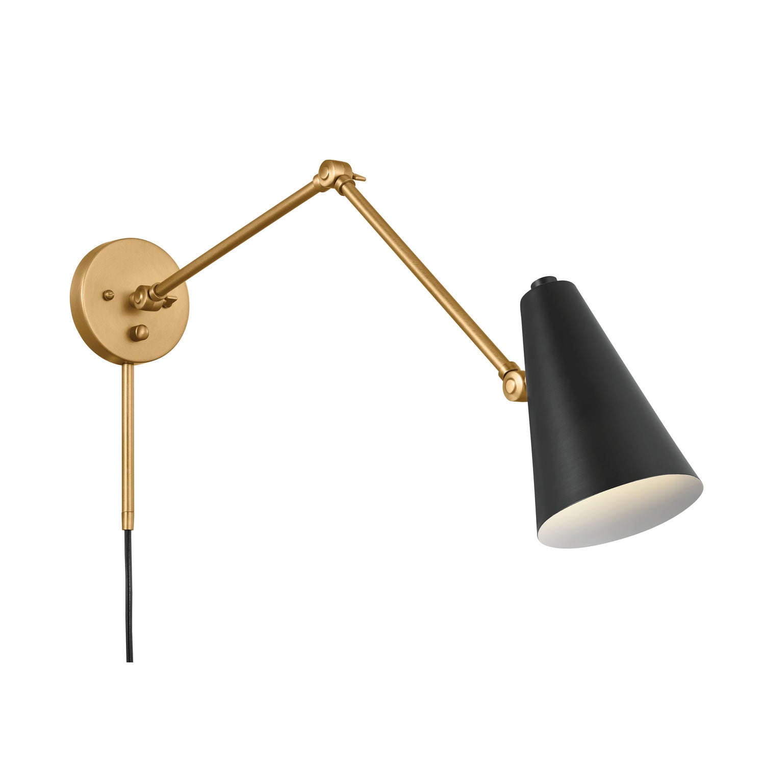 Kichler - 52486NBRB - One Light Wall Sconce - Sylvia - Natural Brass