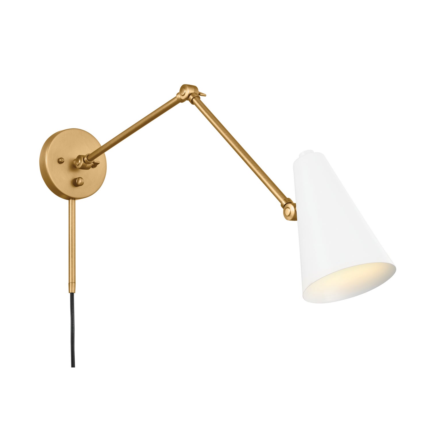 Kichler - 52486NBRW - One Light Wall Sconce - Sylvia - Natural Brass