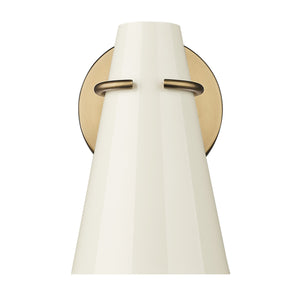 Golden - 2122-1W MBS-GE - One Light Wall Sconce - Reeva - Modern Brass