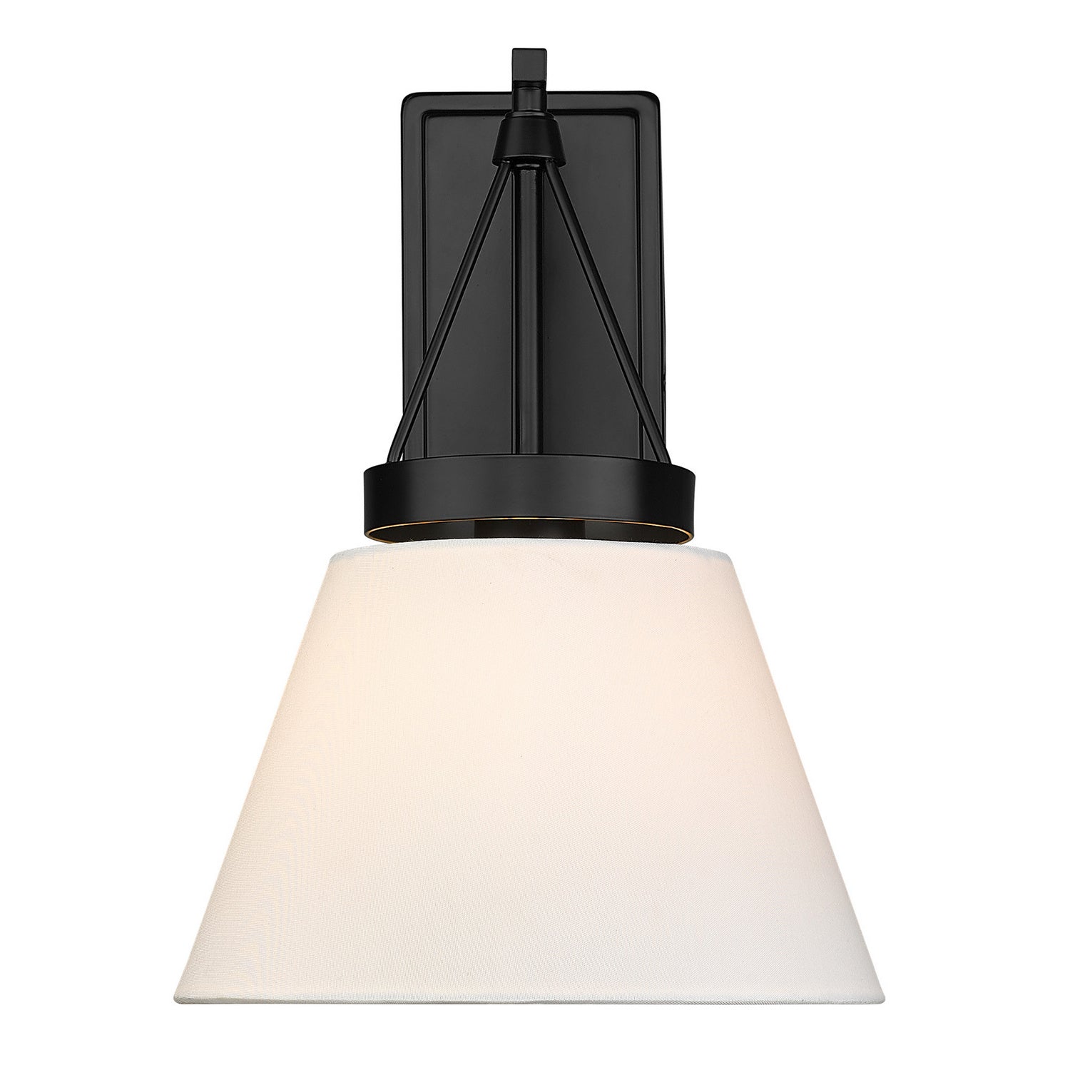 Golden - 3189-WSC BLK-MWS - One Light Wall Sconce - Penn - Matte Black