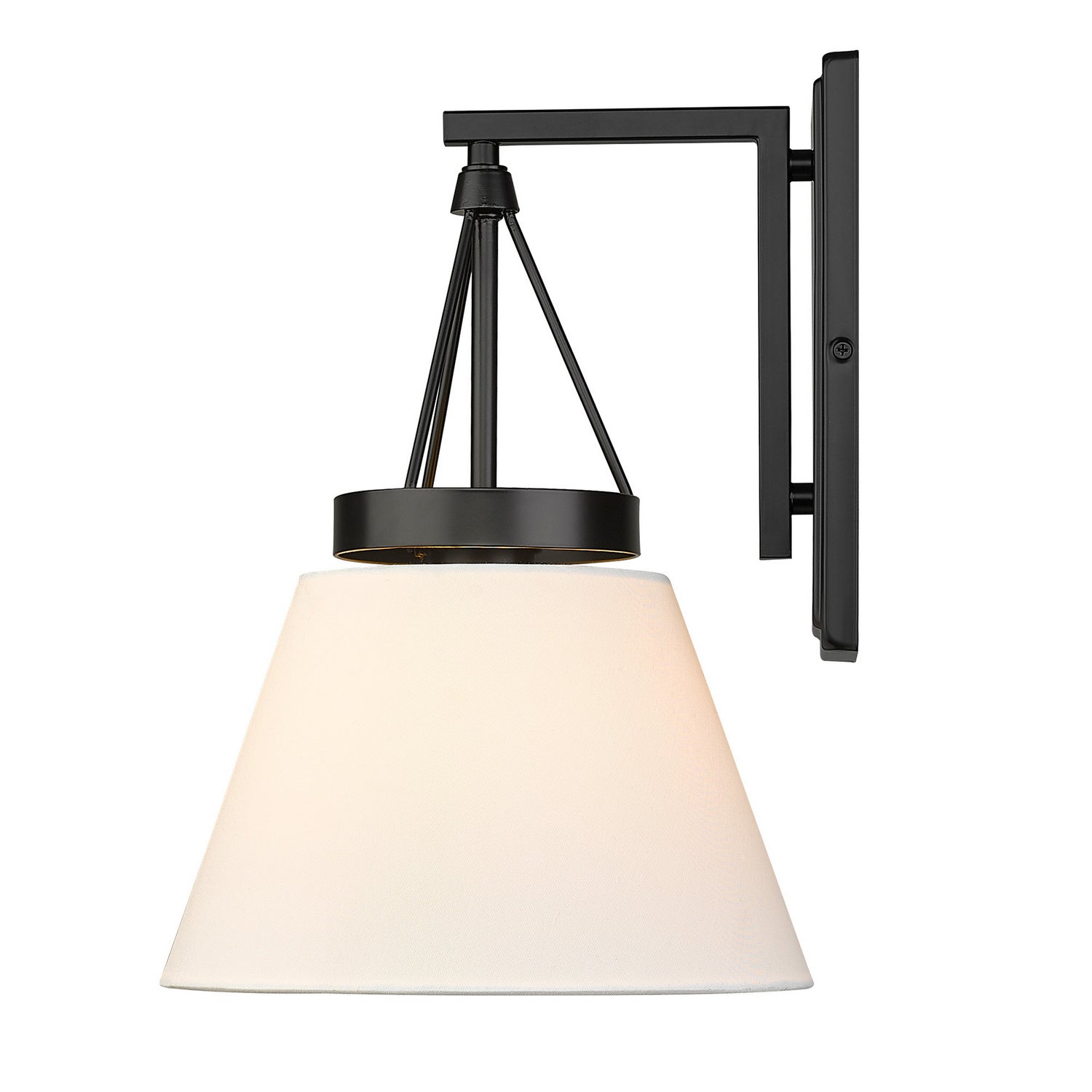 Golden - 3189-WSC BLK-MWS - One Light Wall Sconce - Penn - Matte Black