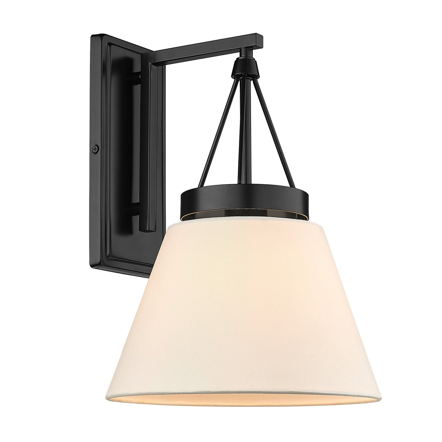 Golden - 3189-WSC BLK-MWS - One Light Wall Sconce - Penn - Matte Black