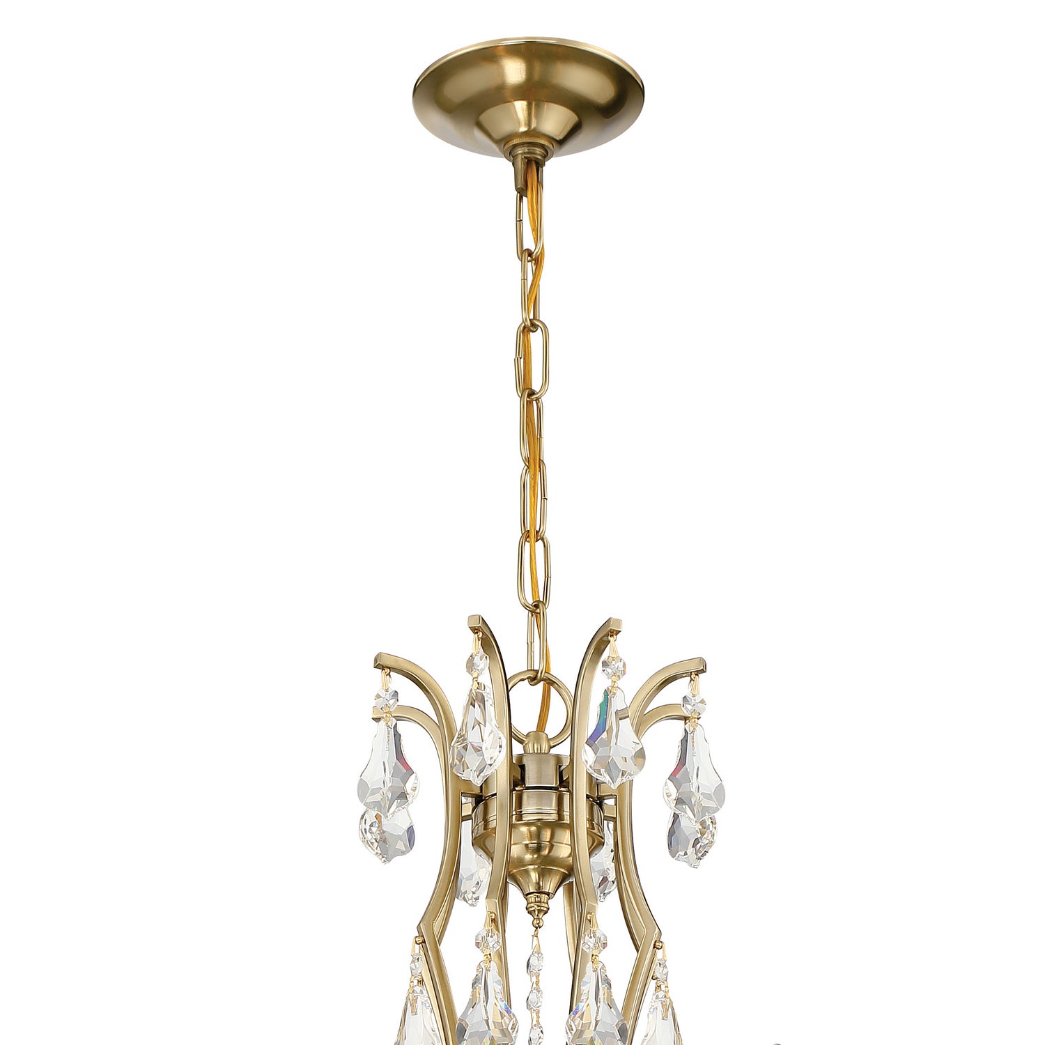 Crystorama - 5938-VG-CL-MWP - Eight Light Chandelier - Cedar - Vibrant Gold