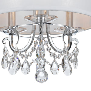 Crystorama - 6623-CH-CL-MWP_CEILING - Three Light Semi Flush Mount - Othello - Polished Chrome