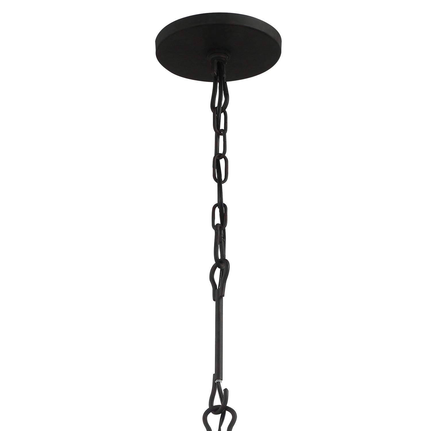 Crystorama - 9225-BK - Three Light Mini Chandelier - Solaris - Black