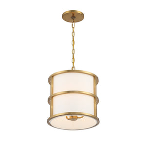 Crystorama - 9593-LG - Three Light Pendant - Hulton - Luxe Gold