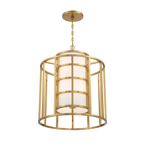 Crystorama - 9597-LG - Six Light Chandelier - Hulton - Luxe Gold