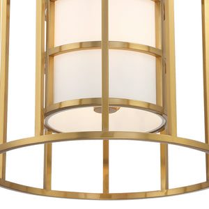 Crystorama - 9597-LG - Six Light Chandelier - Hulton - Luxe Gold