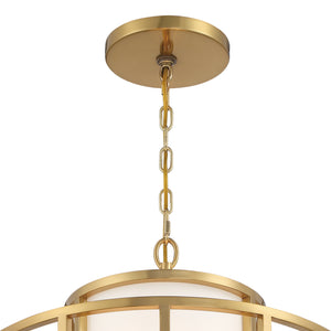 Crystorama - 9597-LG - Six Light Chandelier - Hulton - Luxe Gold