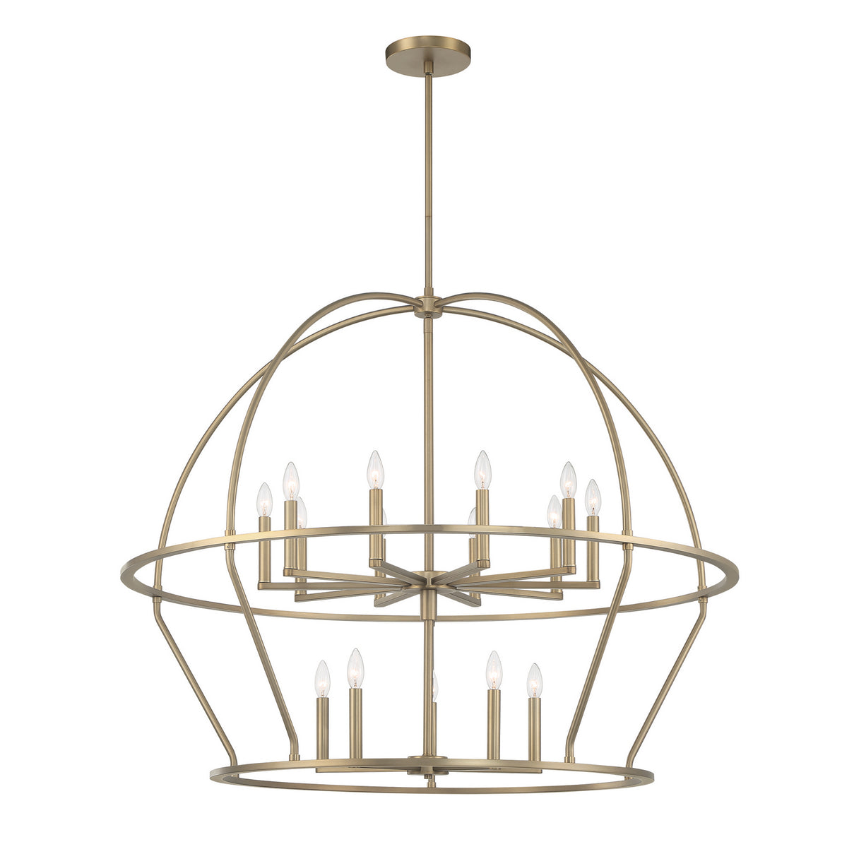 Crystorama - ABB-3029-VG - 15 Light Chandelier - Abbott - Vibrant Gold