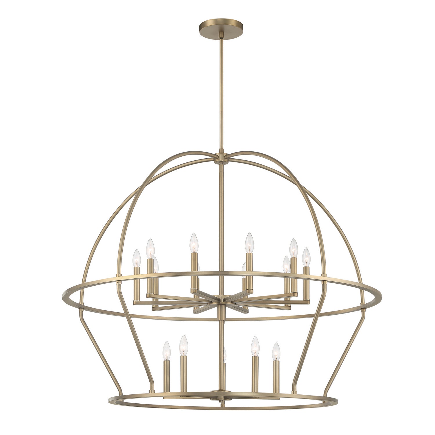 Crystorama - ABB-3029-VG - 15 Light Chandelier - Abbott - Vibrant Gold