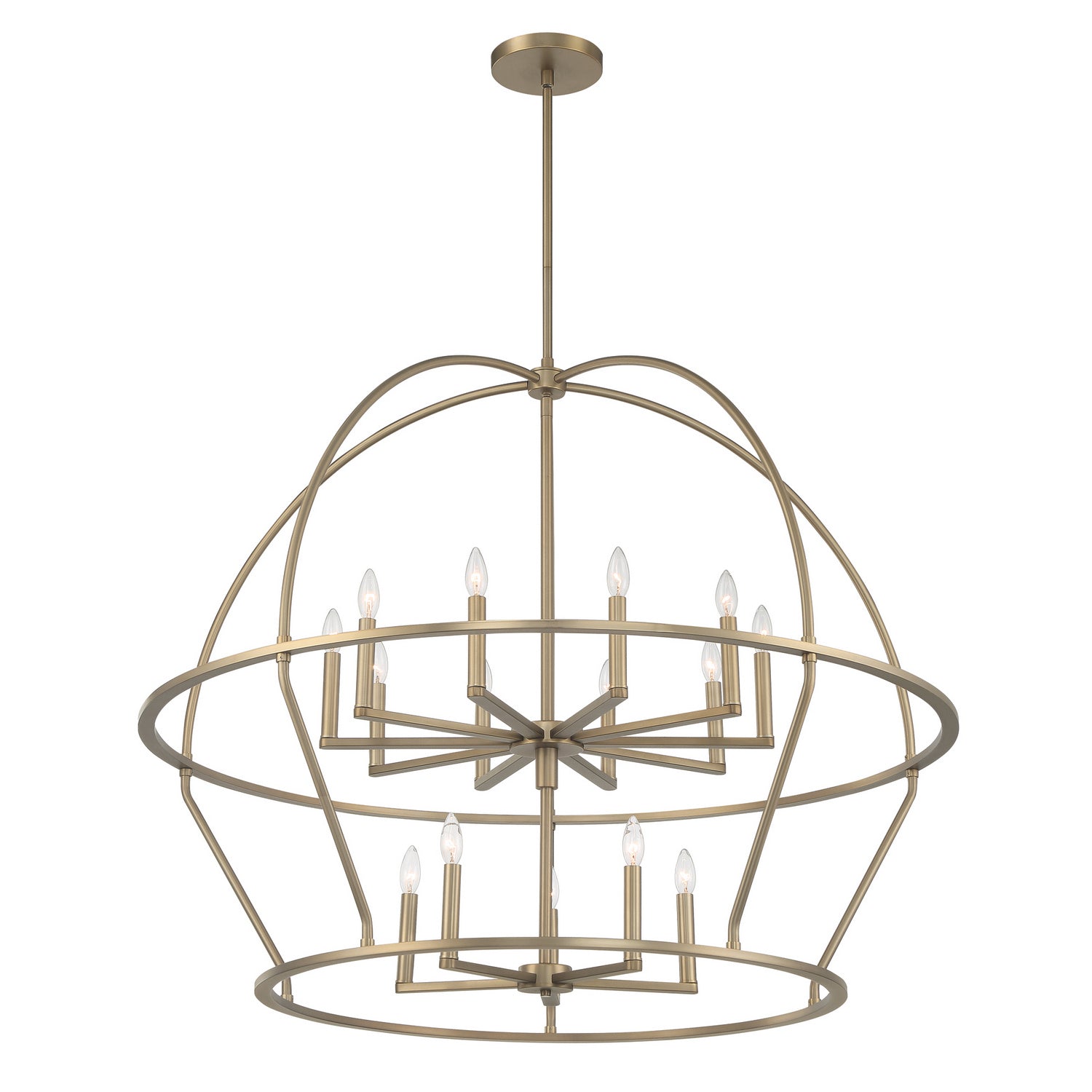 Crystorama - ABB-3029-VG - 15 Light Chandelier - Abbott - Vibrant Gold