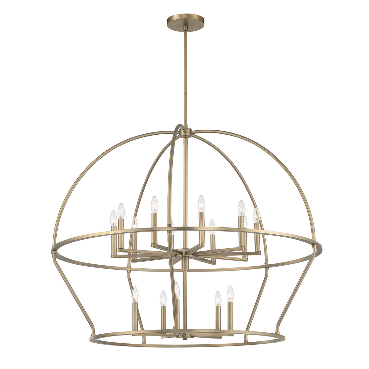 Crystorama - ABB-3029-VG - 15 Light Chandelier - Abbott - Vibrant Gold