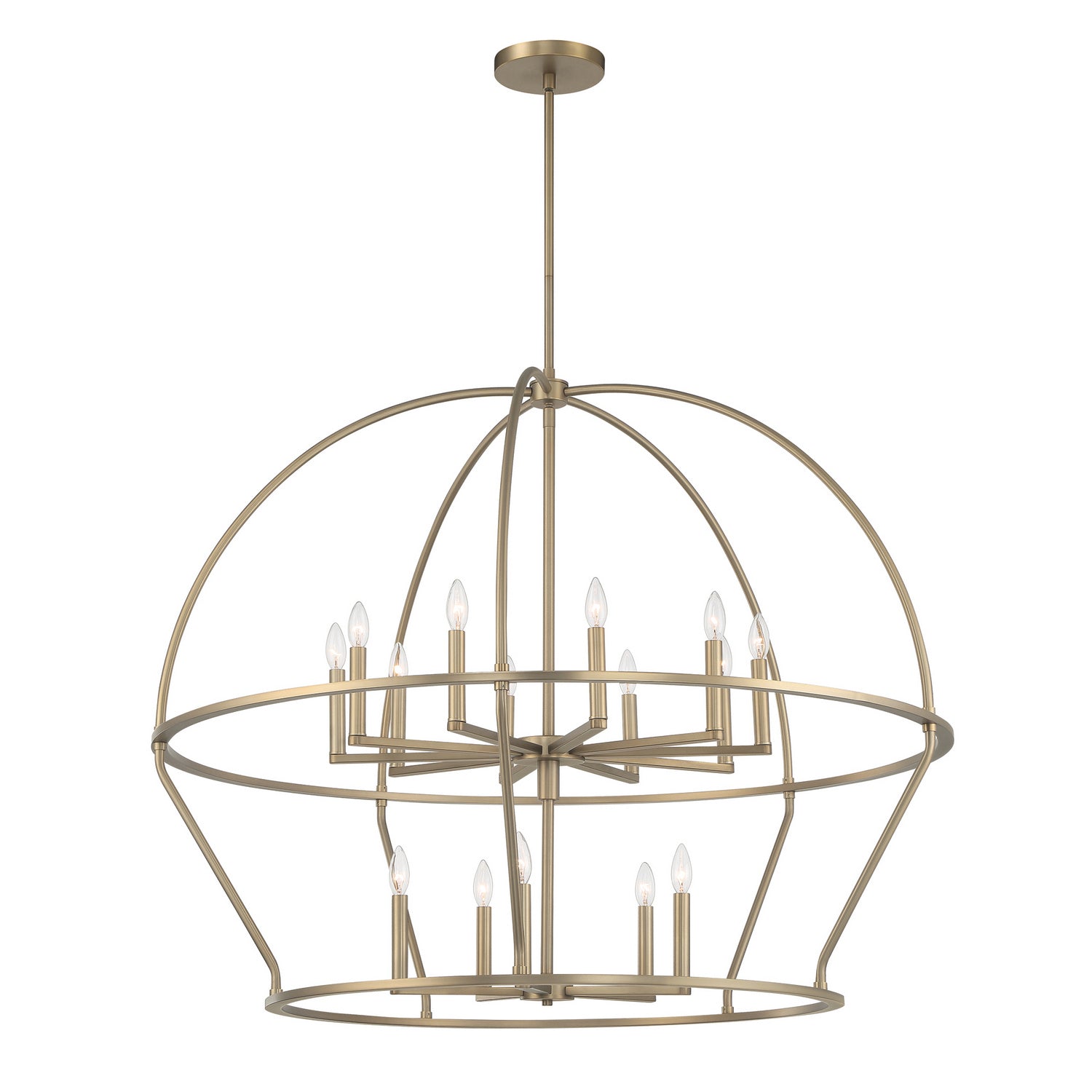 Crystorama - ABB-3029-VG - 15 Light Chandelier - Abbott - Vibrant Gold