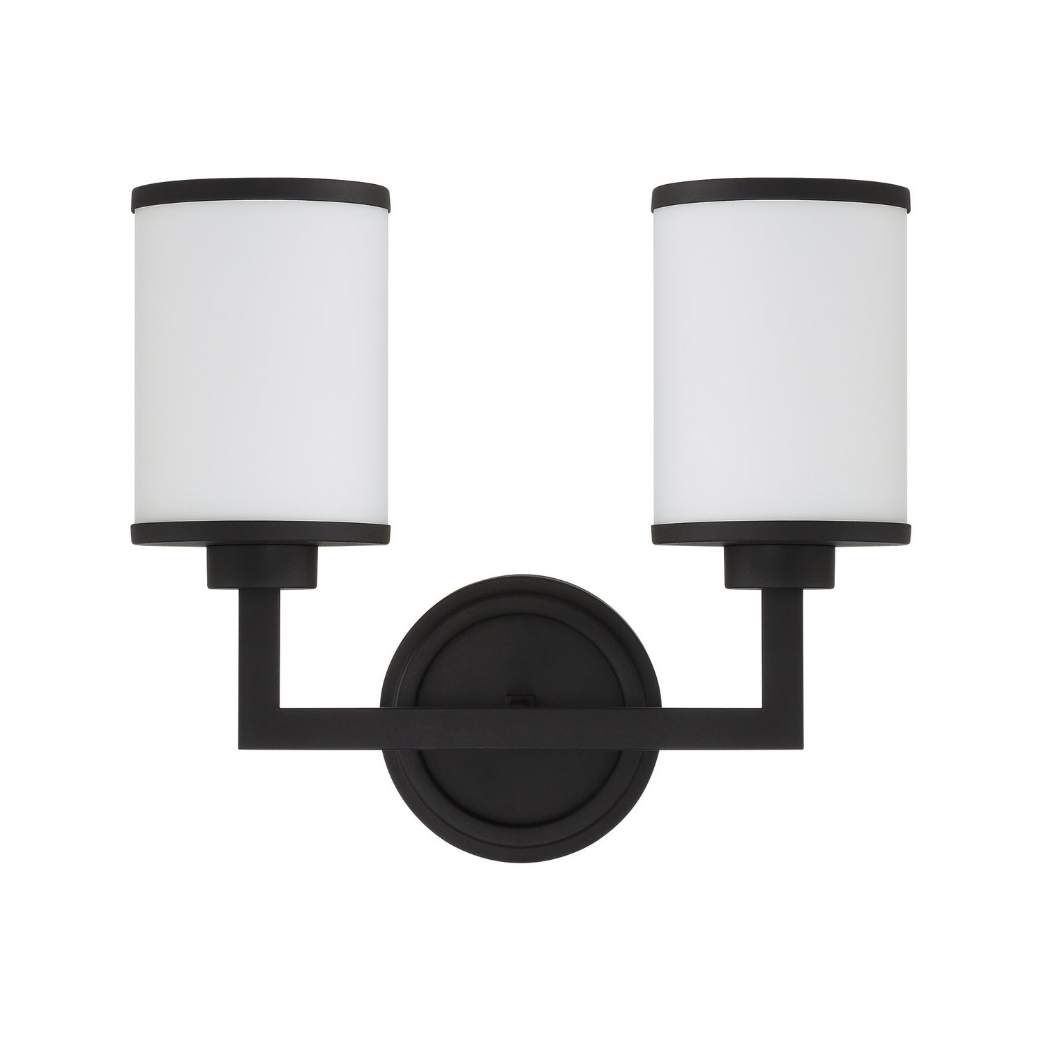 Crystorama - BRY-8002-BF - Two Light Wall Sconce - Bryant - Black Forged