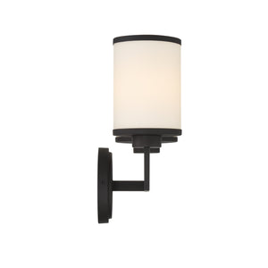 Crystorama - BRY-8002-BF - Two Light Wall Sconce - Bryant - Black Forged