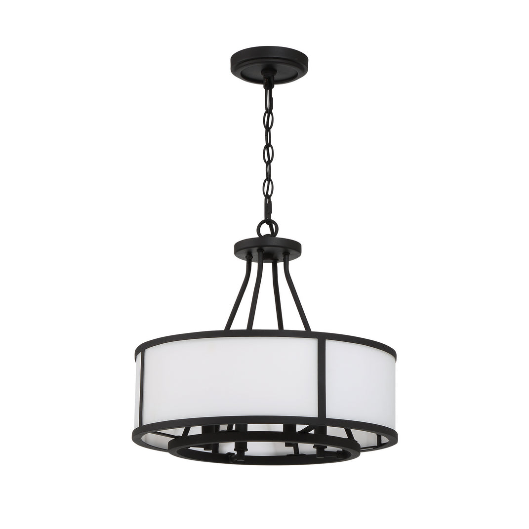 Crystorama - BRY-8004-BF - Four Light Chandelier - Bryant - Black Forged