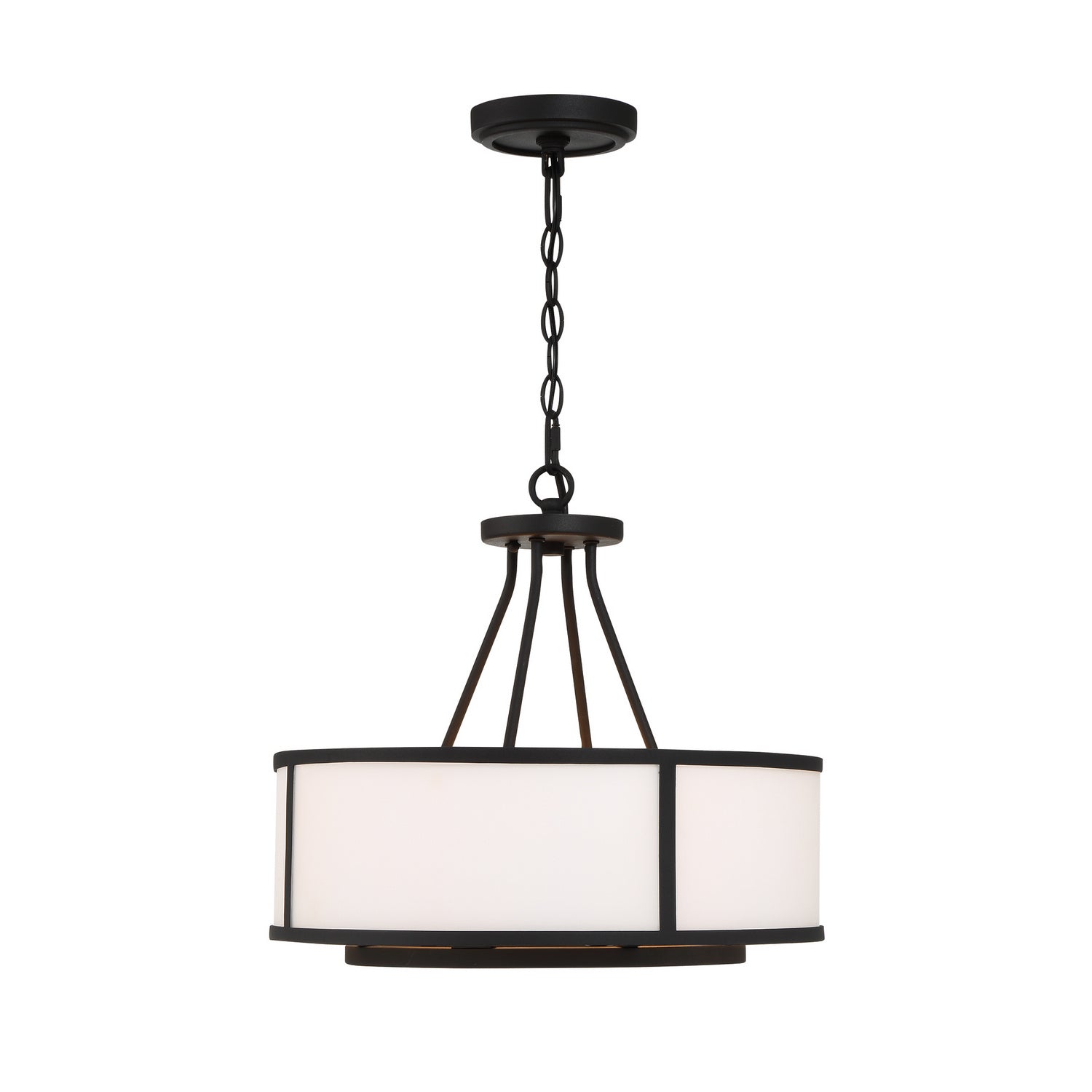 Crystorama - BRY-8004-BF - Four Light Chandelier - Bryant - Black Forged