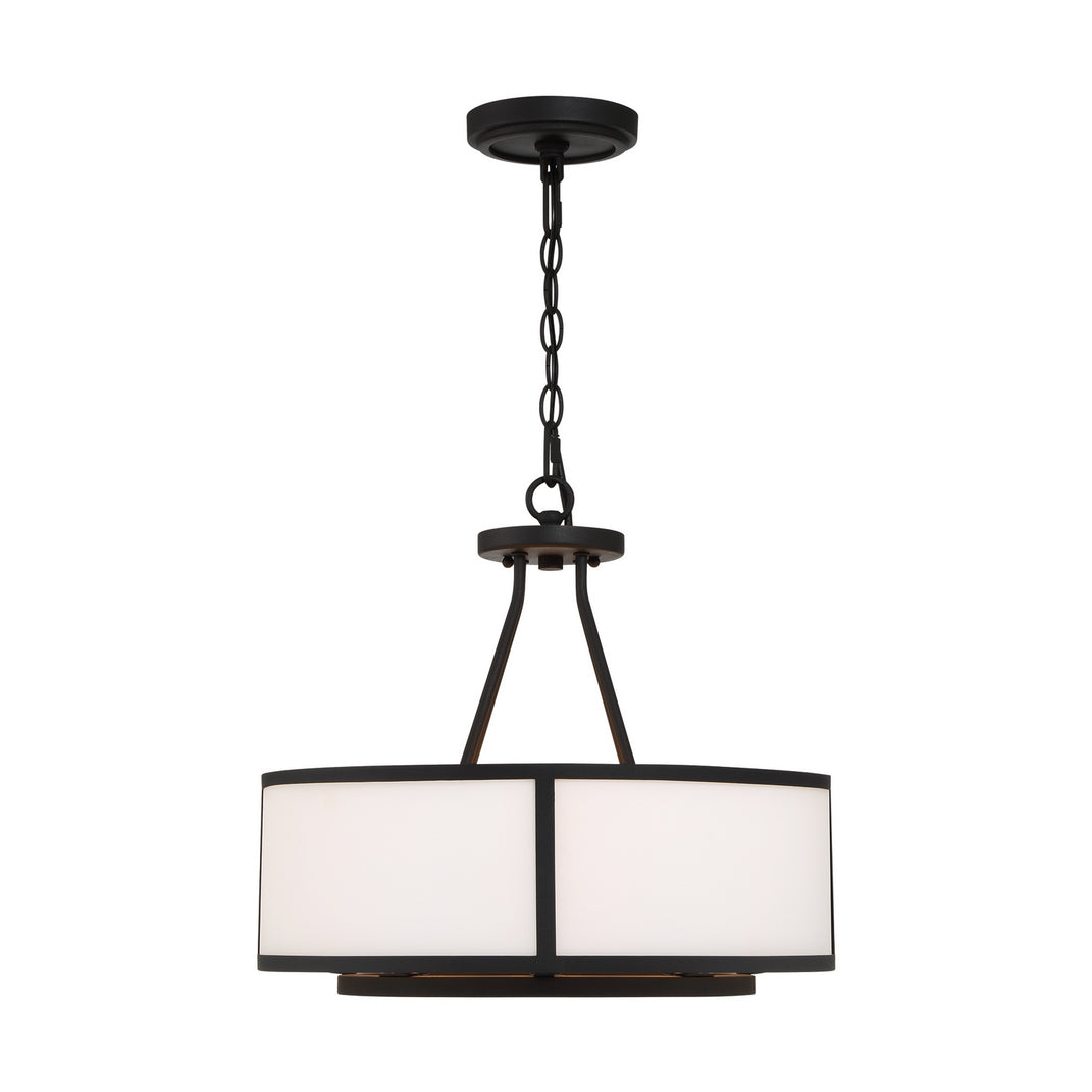 Crystorama - BRY-8004-BF - Four Light Chandelier - Bryant - Black Forged