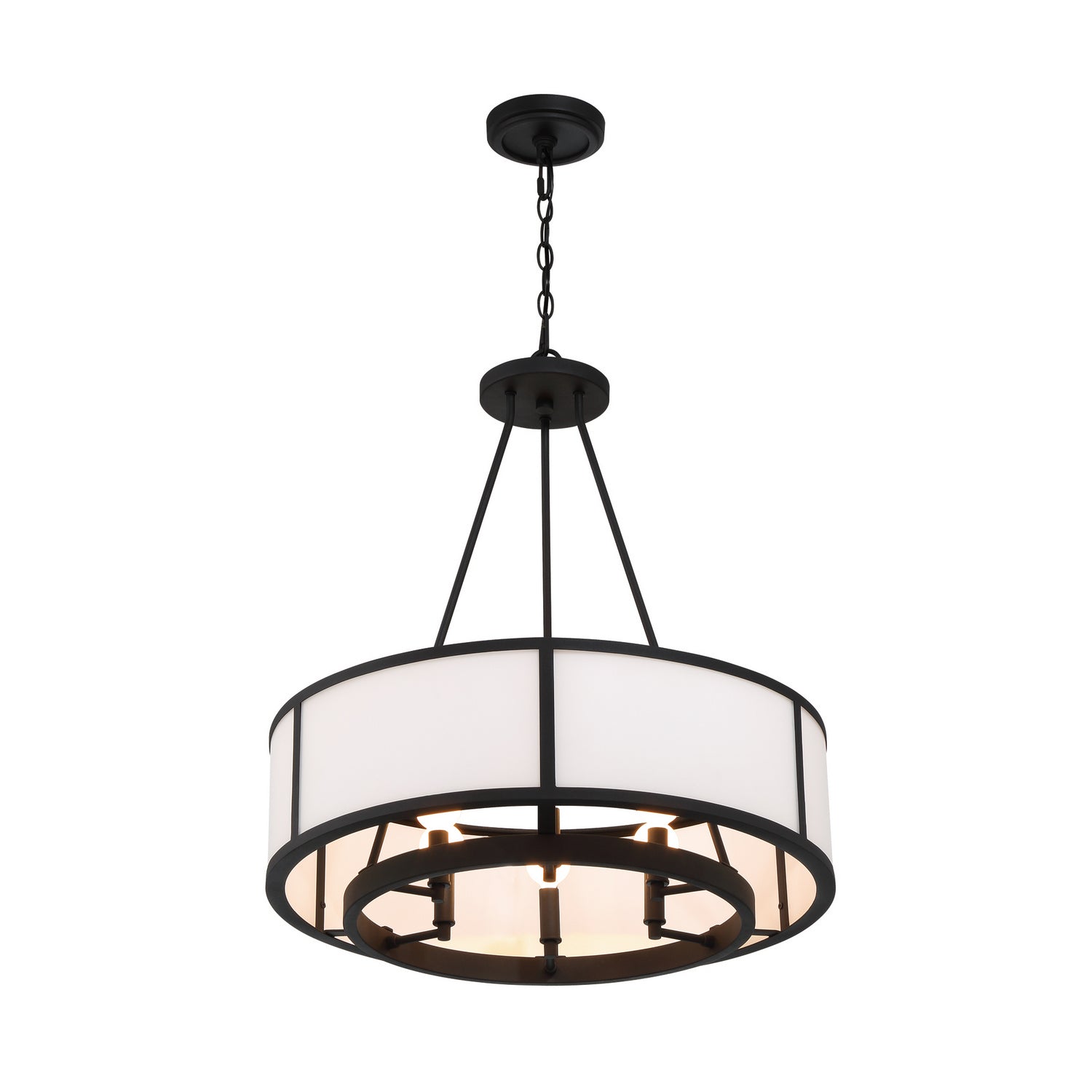 Crystorama - BRY-8006-BF - Six Light Chandelier - Bryant - Black Forged