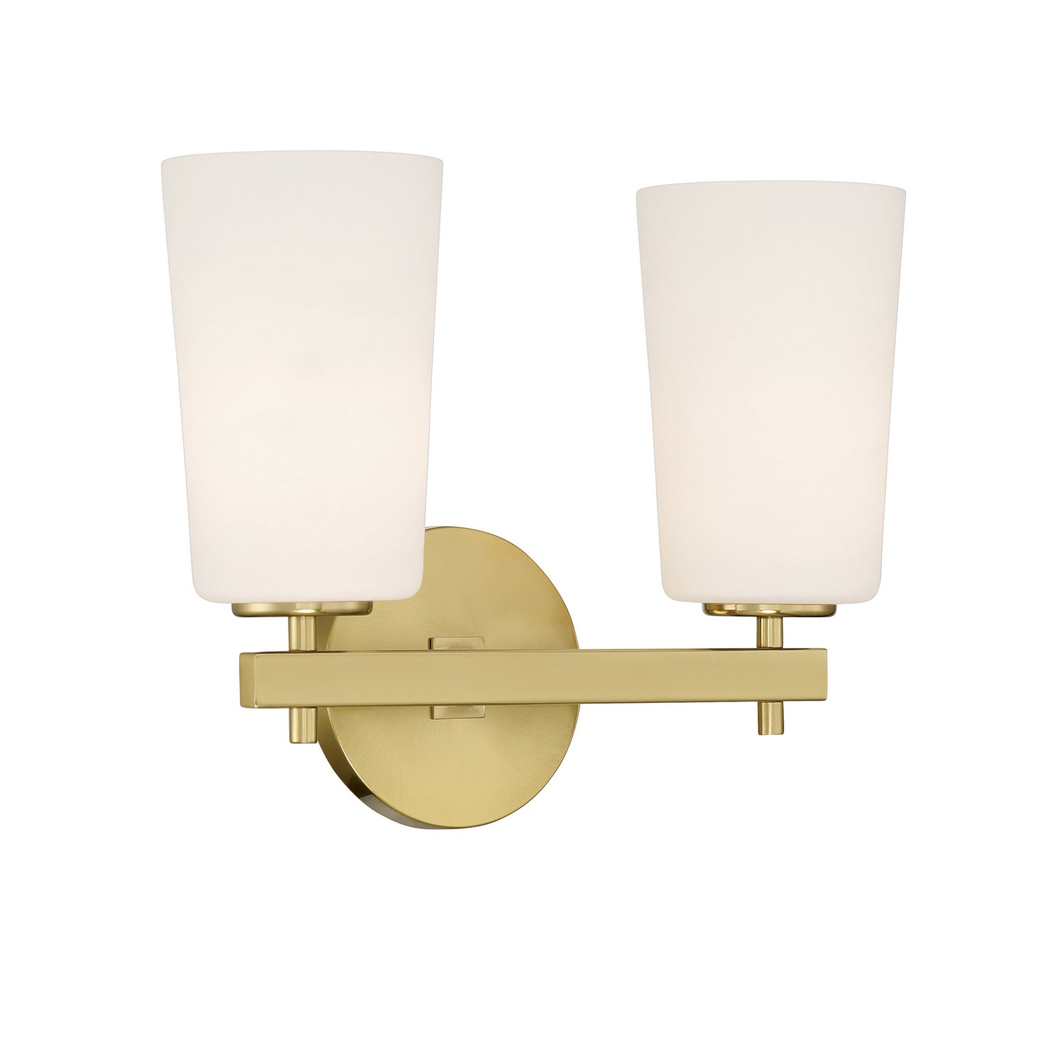 Crystorama - COL-102-AG - Two Light Wall Sconce - Colton - Aged Brass