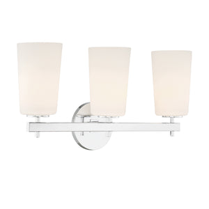 Crystorama - COL-103-CH - Three Light Wall Sconce - Colton - Polished Chrome