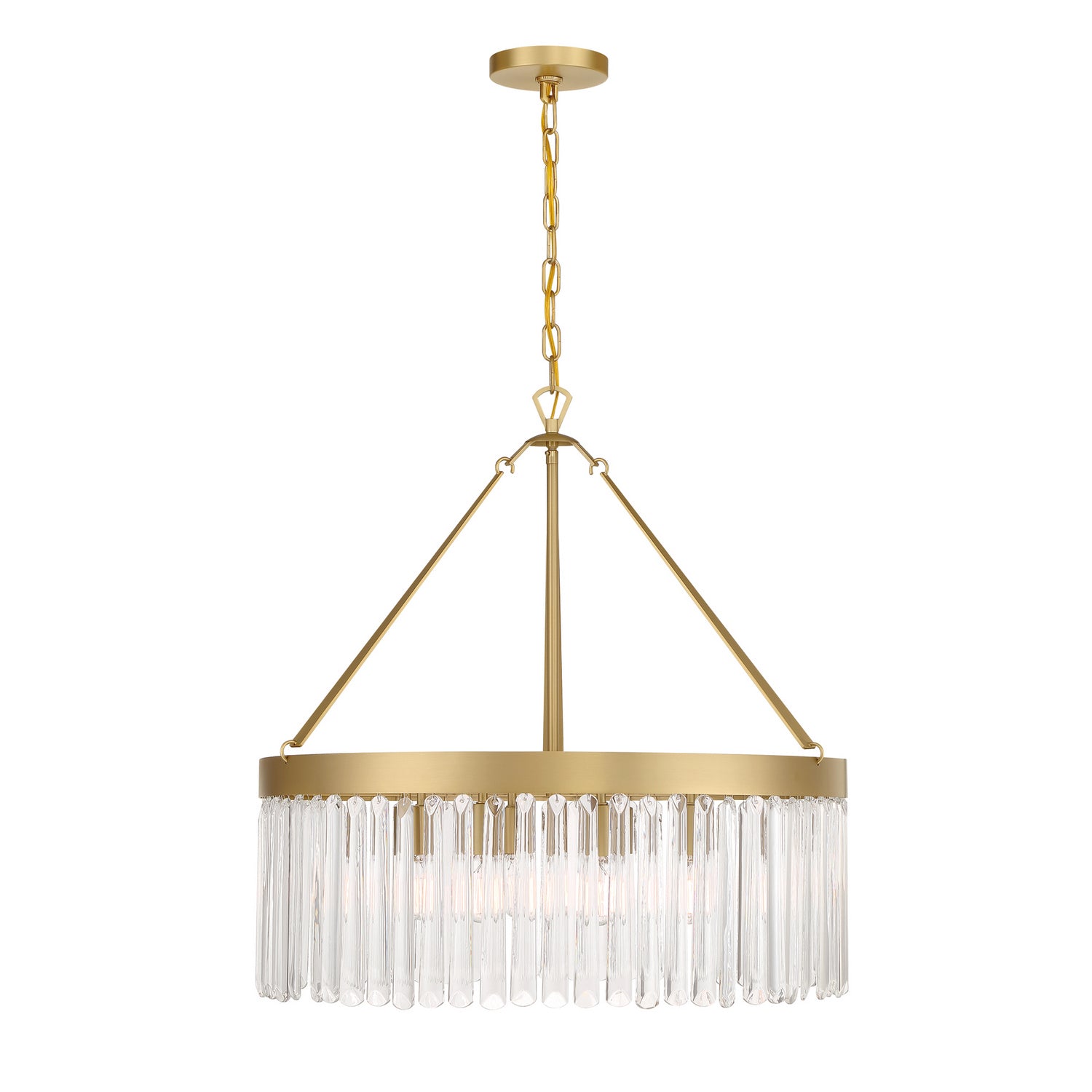 Crystorama - EMO-5406-MG - Eight Light Chandelier - Emory - Modern Gold