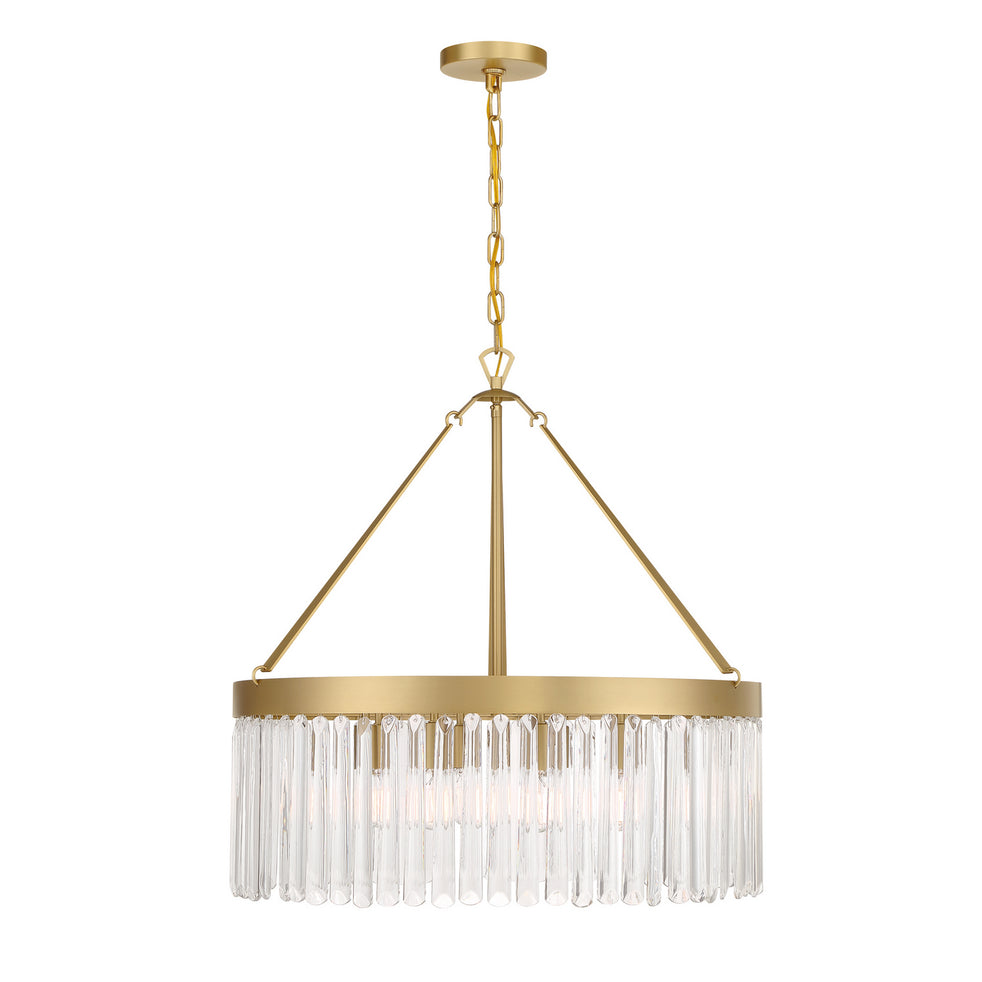 Crystorama - EMO-5406-MG - Eight Light Chandelier - Emory - Modern Gold